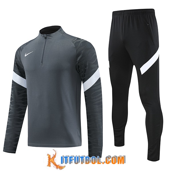 Chandal Equipos De Futbol Nike Gris/Negro 2023/2024