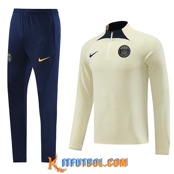 Chandal Equipos De Futbol PSG Beige/Azul 2023/2024