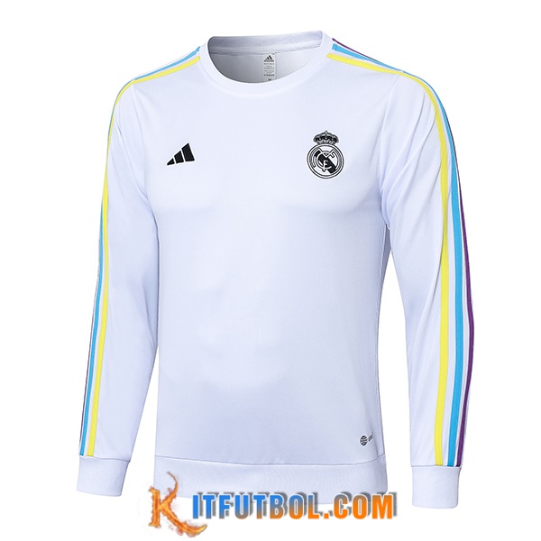 Sudadera De Entrenamiento Real Madrid Blanco 2023/2024 -07