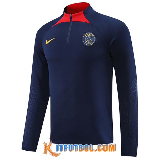 Sudadera De Entrenamiento PSG Azul/Rojo 2023/2024