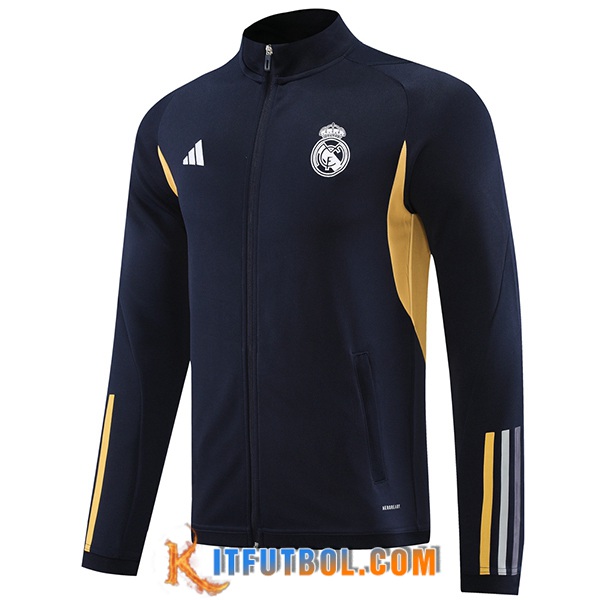 Chaquetas Futbol FC Real Madrid Azul Oscuro 2023/2024