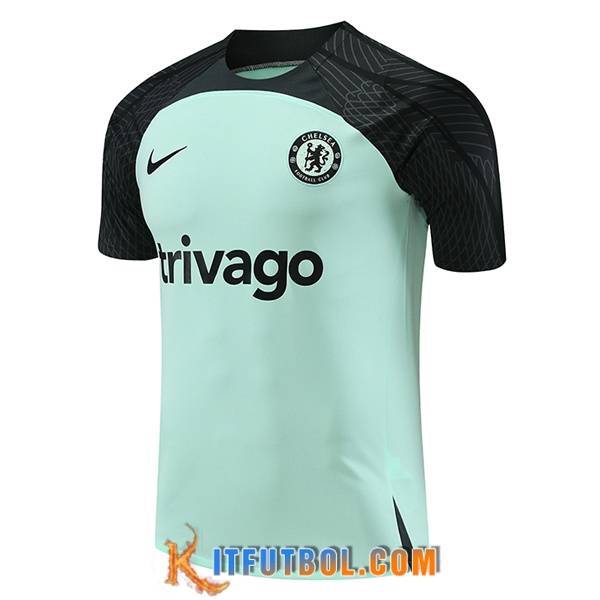 Camiseta Entrenamiento FC Chelsea Verde/Negro 2023/2024