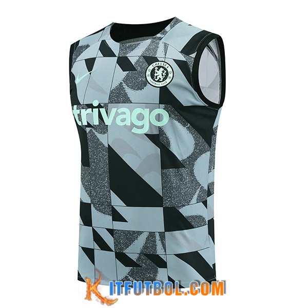 Chalecos De Futbol FC Chelsea Verde/Negro/Gris 2023/2024