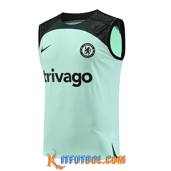Chalecos De Futbol FC Chelsea Verde/Negro 2023/2024