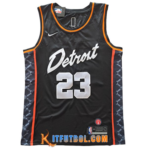 Camisetas Detroit Pistons (IVEY #23) 2023/24 Negro