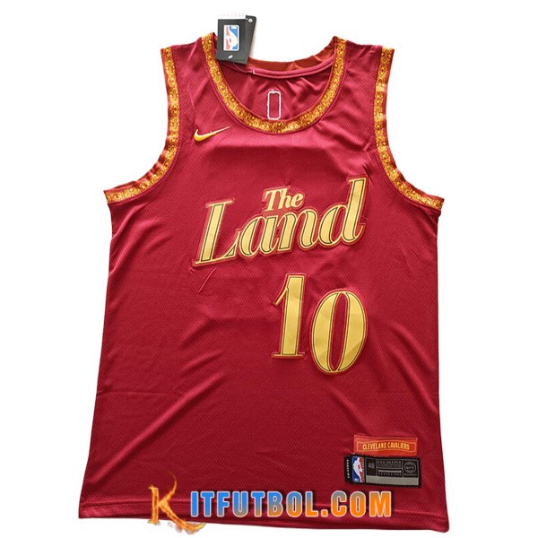 Camisetas Cleveland Cavaliers (GARLAND #10) 2023/24 Rojo/Amarillo