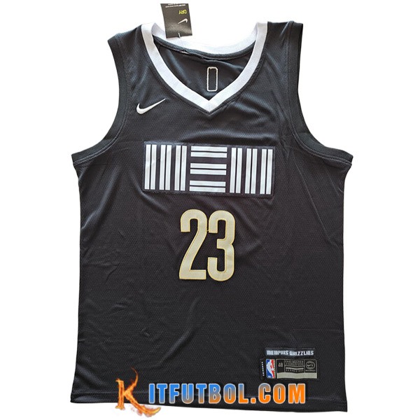 Camisetas Memphis Grizzlies (Rosa #23) 2023/24 Negro -02