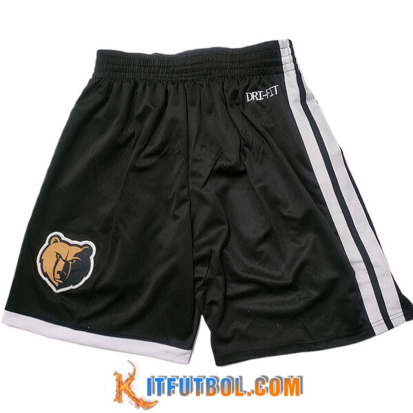 Cortos NBA Memphis Grizzlies 2023/24 Negro -02