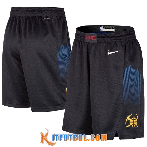 Cortos NBA Denver Nuggets 2023/24 Negro/Azul