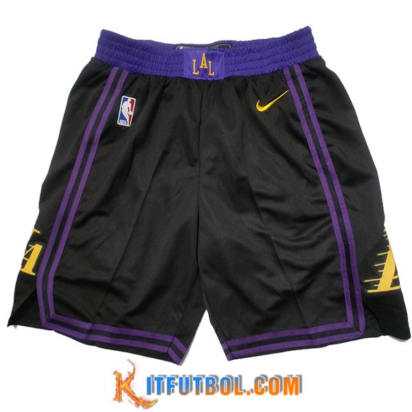 Cortos NBA Los Angeles Lakers 2023/24 Negro/Violeta -03