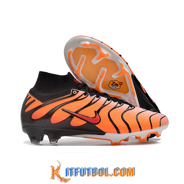Nike Botas De Fútbol Air Zoom Mercurial Superfly IX Elite FG TN Naranja/Negro
