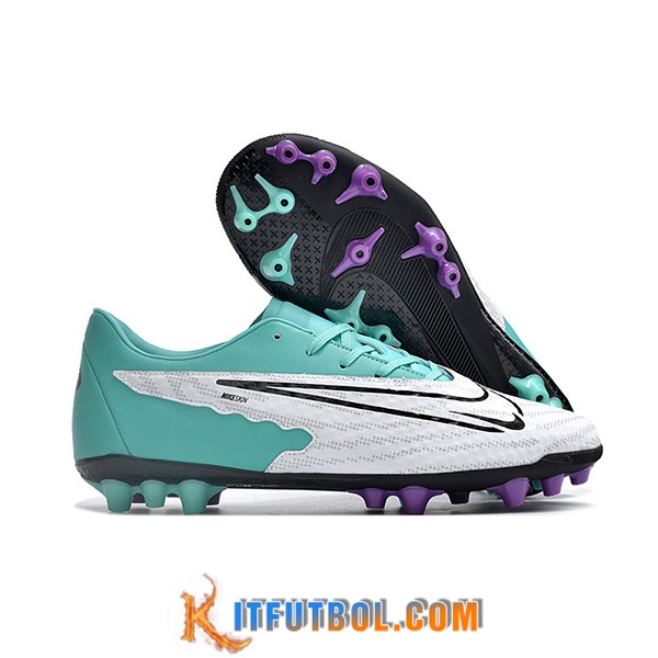 Nike Botas De Fútbol Phantom GX Academy AG Verde/Blanco/Negro
