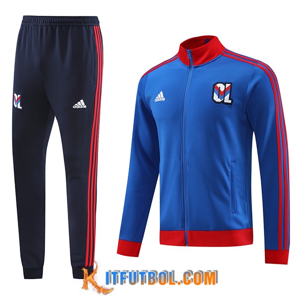 Chandal Equipos De Futbol - Chaqueta lyon Rojo/Azul 2023/2024