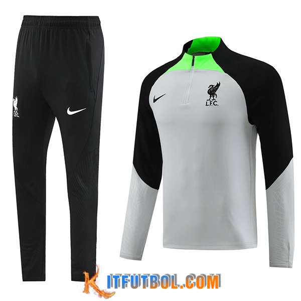 Chandal Equipos De Futbol FC Liverpool Gris/Negro 2023/2024