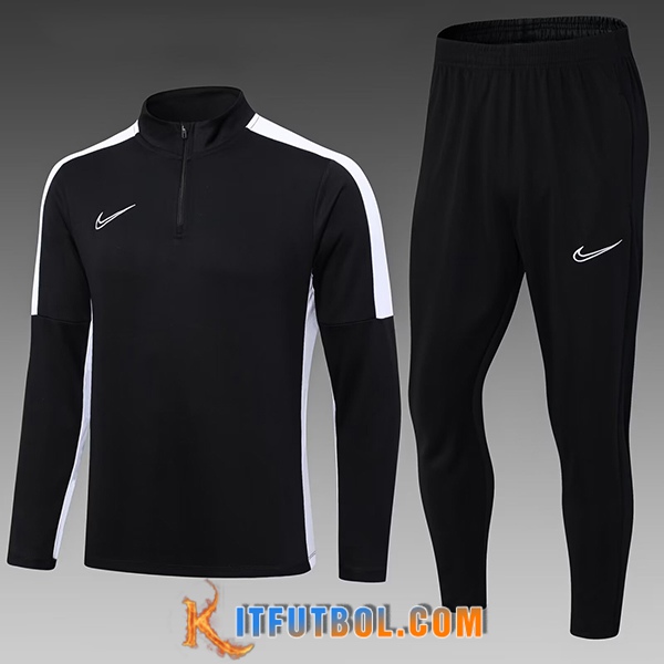 Chandal Equipos De Futbol Nike Ninos Blanco/Negro 2023/2024