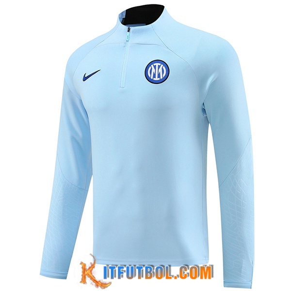 Sudadera De Entrenamiento Inter Milan Azul/Negro 2023/2024
