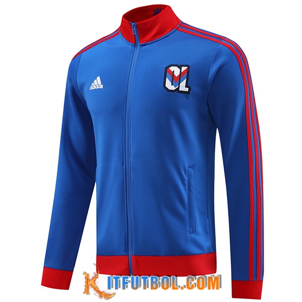 Chaquetas Futbol lyon Rojo/Azul 2023/2024