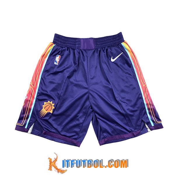 Cortos NBA Phoenix Suns 2023/24 Violeta/Naranja -02