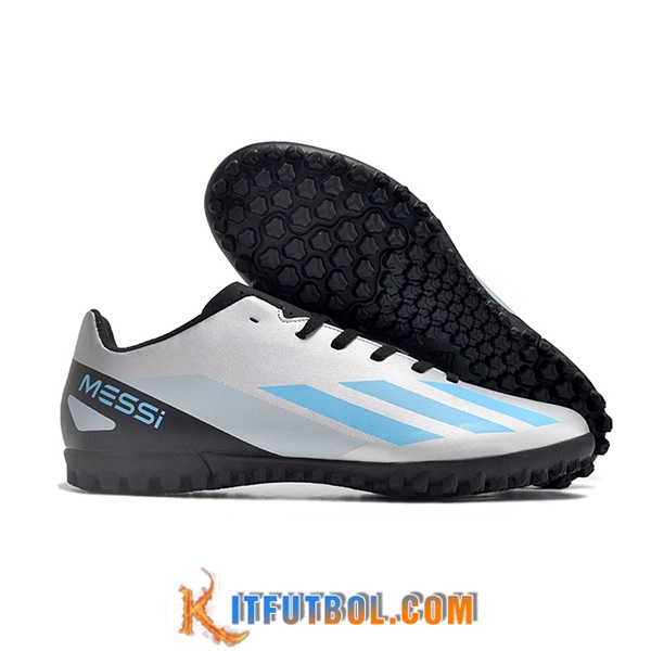 Adidas Botas De Fútbol X GHOSTED.4 TF Gris/Azul/Negro