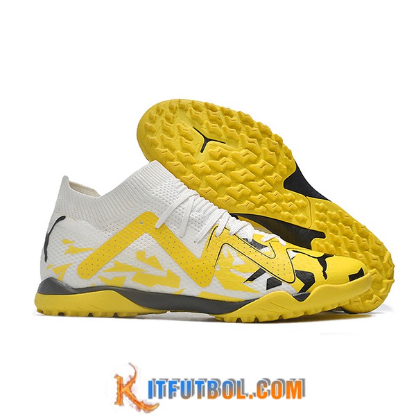 PUMA Botas De Fútbol Future X Powercat Tokyo Match TFaune/Blanco/Negro