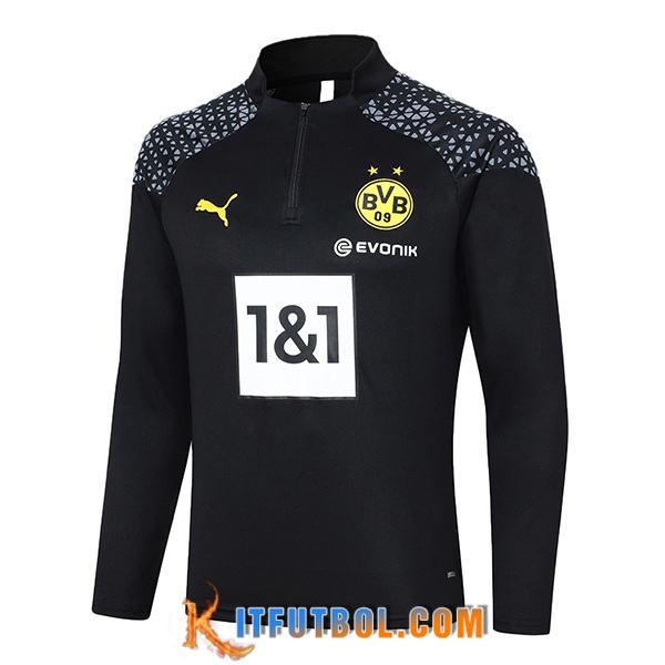 Sudadera De Entrenamiento Dortmund BVB Negro 2023/2024