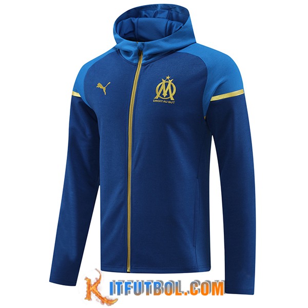 Chaqueta Con Capucha Marsella Azul 2023/2024