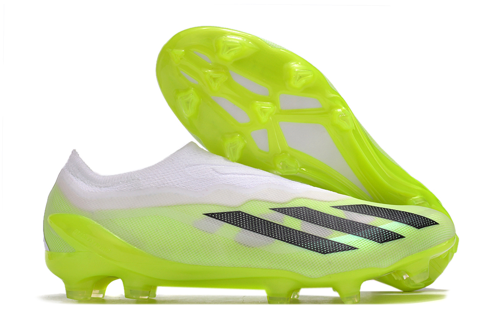 Adidas Botas De Fútbol X Crazyfast.1 LL FG NU Blanco/Verde/Negro