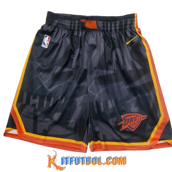 Cortos NBA Oklahoma City Thunder 2023/24 Negro/Rojo