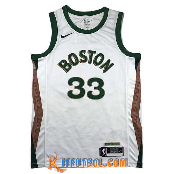 Camisetas Boston Celtics (BIRD #33) 2023/24 Azul/Verde/Marrón