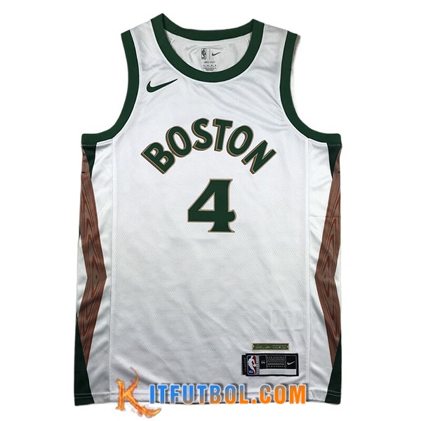 Camisetas Boston Celtics (HOLIDAY #4) 2023/24 Azul/Verde/Marrón