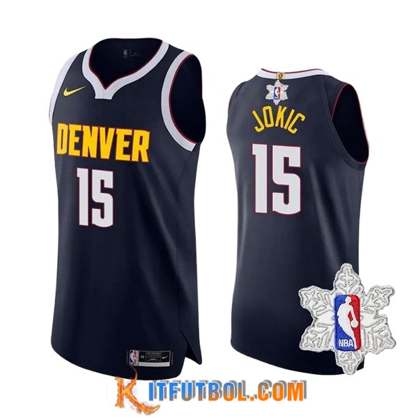Camisetas Denver Nuggets (JOKIC #15) 2023/24 Negro/Blanco