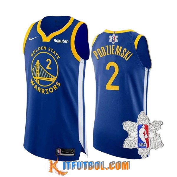 Camisetas Golden State Warriors (PODZIEMSKI #2) 2023/24 Azul/Amarillo