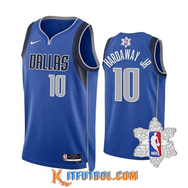 Camisetas Dallas Mavericks (HARDAWAY JR #10) 2023/24 Azul/Gris