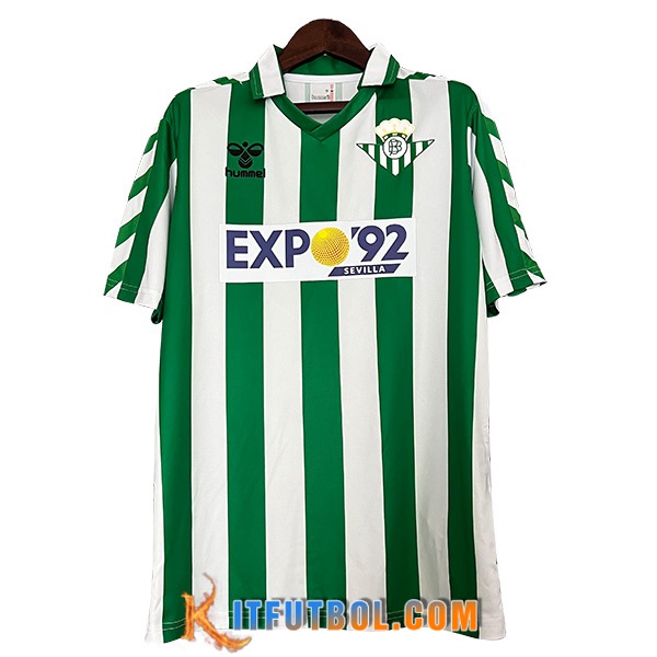 Camisetas De Futbol Real Betis Retro Primera 1988/1989