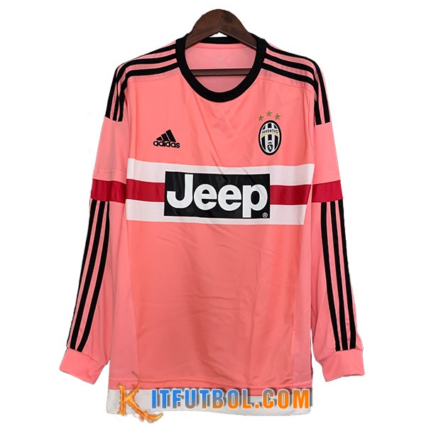 Camisetas De Futbol Juventus Retro Segunda Manga Largas 2015/2016