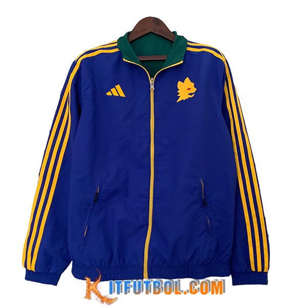 Rompevientos AS Roma Azul/Amarillo 2023/2024