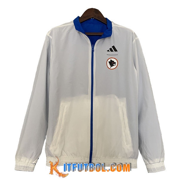 Rompevientos AS Roma Blanco 2023/2024