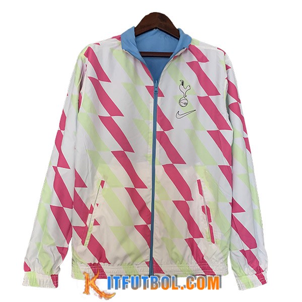 Rompevientos Tottenham Hotspur Blanco/Verde/Rosa 2023/2024