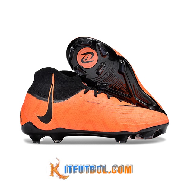 Nike Botas De Fútbol Phantom Luna Elite NU FG Naranja/Negro