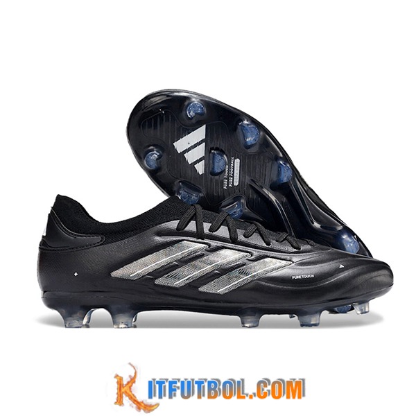 Copa Botas De Fútbol COPA PURE II+ FG BOOTS Negro/Gris