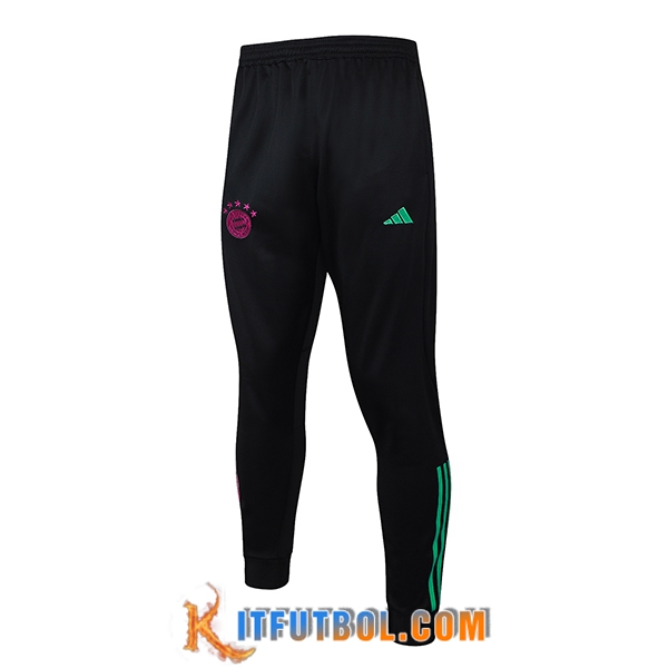 Pantalon Entrenamiento Bayern Munich Negro/Violeta/Verde 2023/2024