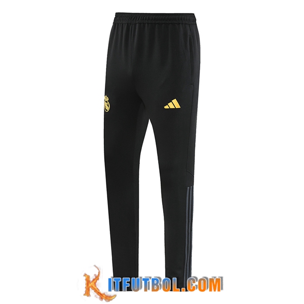 Pantalon Entrenamiento Real Madrid Negro/Gris 2023/2024 2023/2024