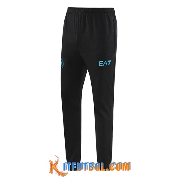 Pantalon Entrenamiento SSC Napoli Negro/Azul 2023/2024 2023/2024