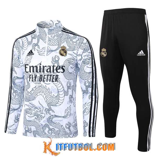 Chandal Equipos De Futbol Real Madrid Blanco/Negro 2023/2024