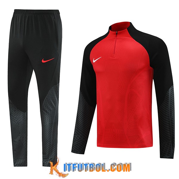 Chandal Equipos De Futbol Nike Rojo/Negro 2023/2024