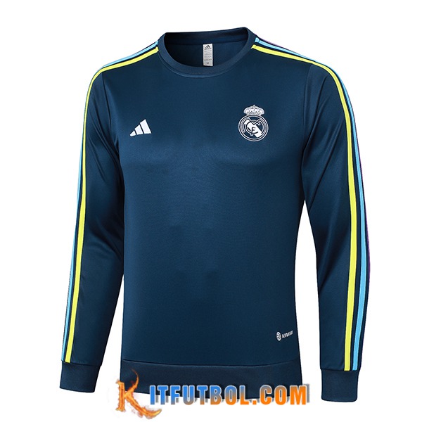 Sudadera De Entrenamiento Real Madrid Azul Oscuro 2023/2024