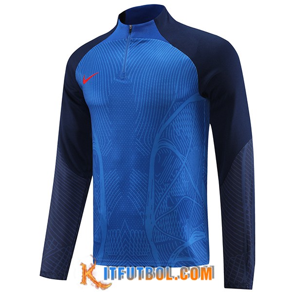Sudadera De Entrenamiento Nike Azul/Negro 2023/2024
