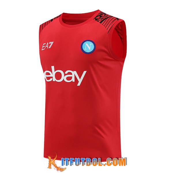 Chalecos De Futbol SSC Napoli Rojo 2024/2025