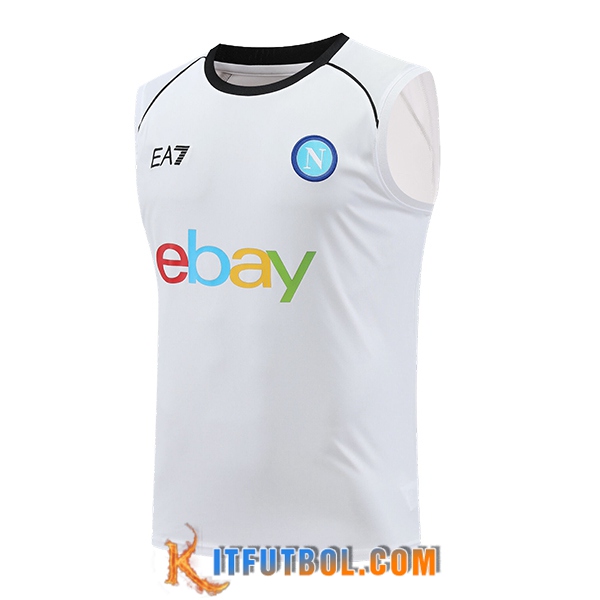 Chalecos De Futbol SSC Napoli Blanco 2024/2025