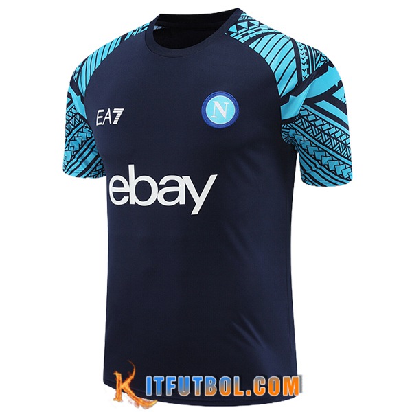 Camiseta Entrenamiento SSC Napoli Azul Oscuro 2024/2025